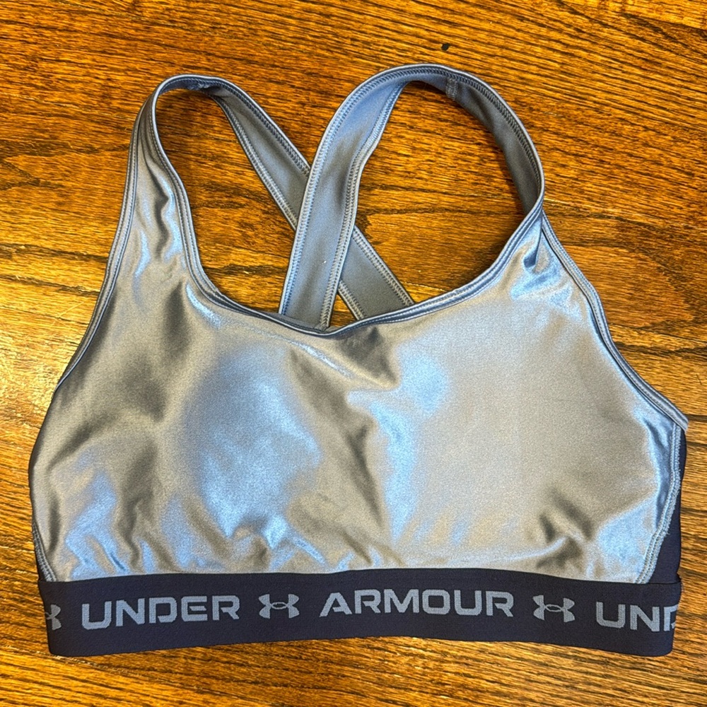 Under Armour Mid Impact Crossback Compression Sports Bra